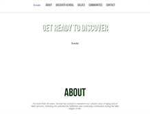 Tablet Screenshot of discoverkendal.org